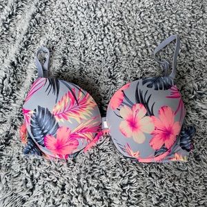 Floral super push up V.S. bra